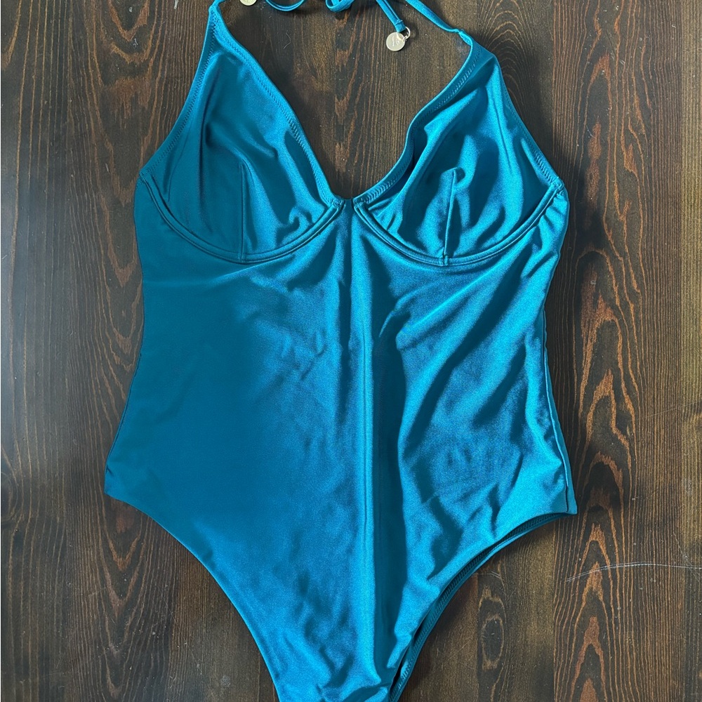 Kulani Kinis Teal One-Piece Swimsuit